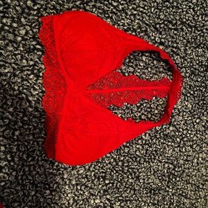 Lace back Haltered bralette